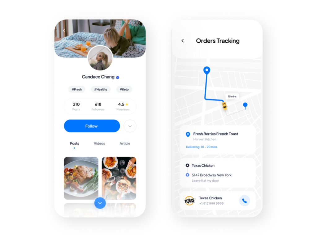 What are the key features of an On-demand Delivery app?