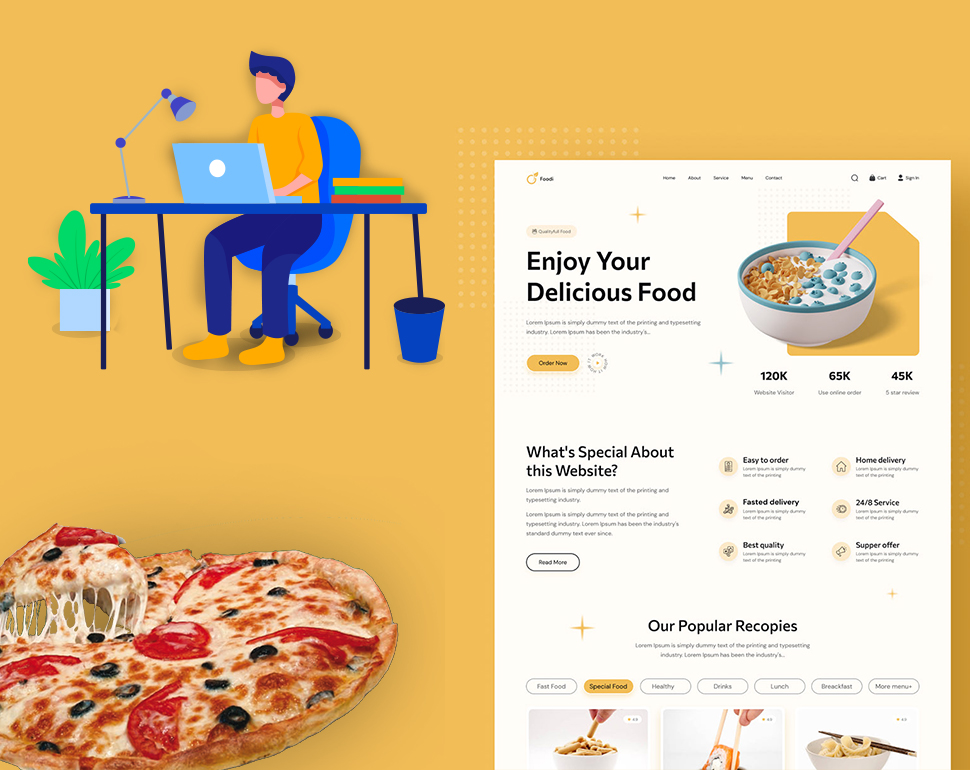 Food Delivery Website Development Services and solutions