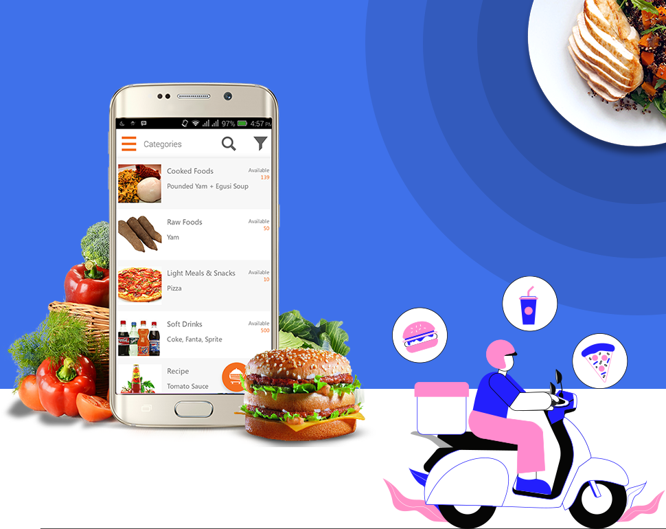 food delivery app solutions